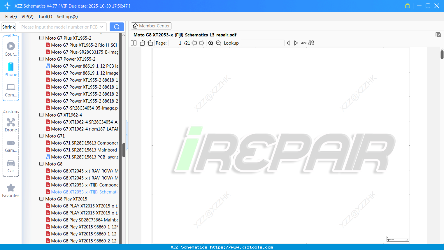 Motorola Moto G8 XT2053-x_(Fiji)_Schematics_L3_repair